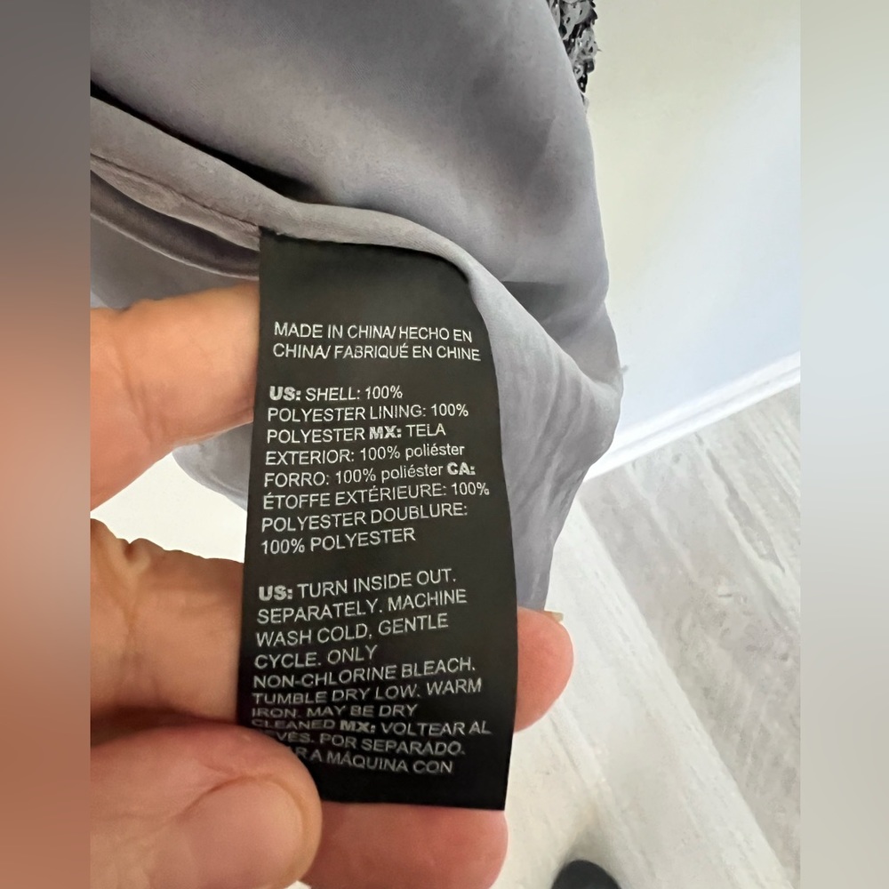 Chicos Sequined Jacket Size Large - image 5